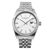 REGAN HARNEY RH012-01 MONODATE Silver Dial White Stainless Steel
